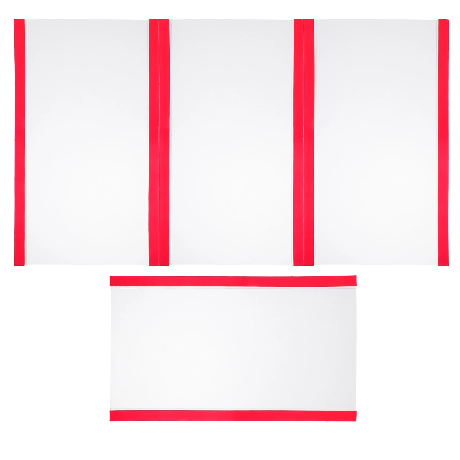 

4 Pcs Anti-Clip Door Finger Pinch Guard Rubber Strips Child Safety Material Stopper Wall Protector Home