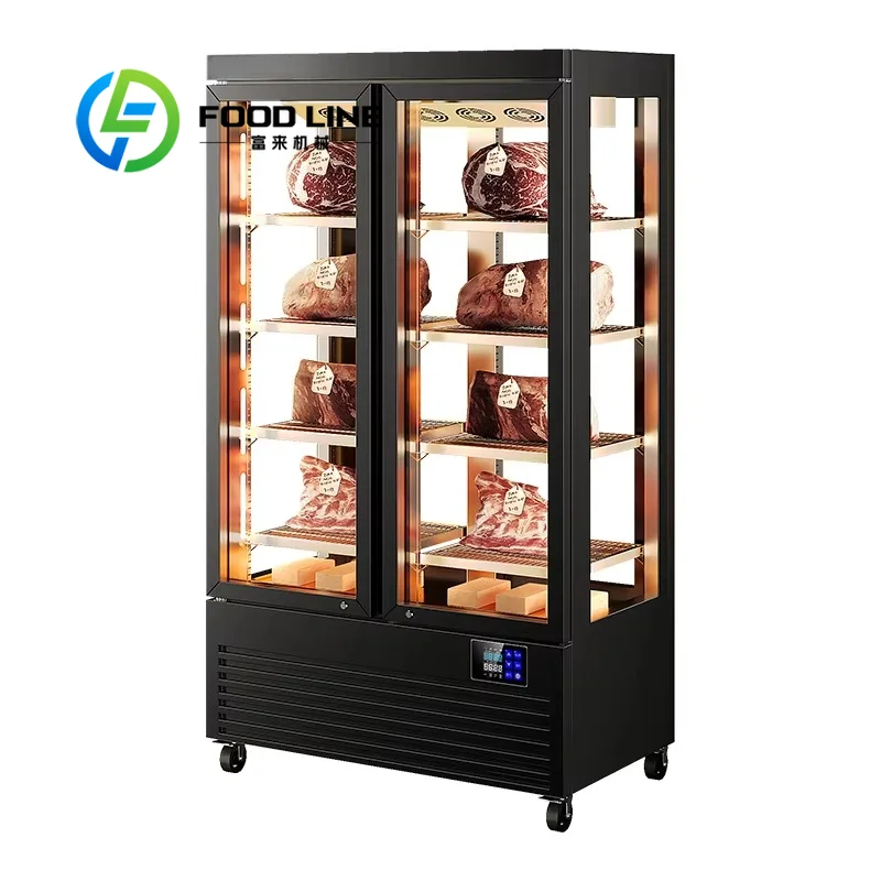 Professional Large Capacity Steak Beef Meat Aging Machine Dry-Aged Refrigerator Showcase Fridge for Restaurant