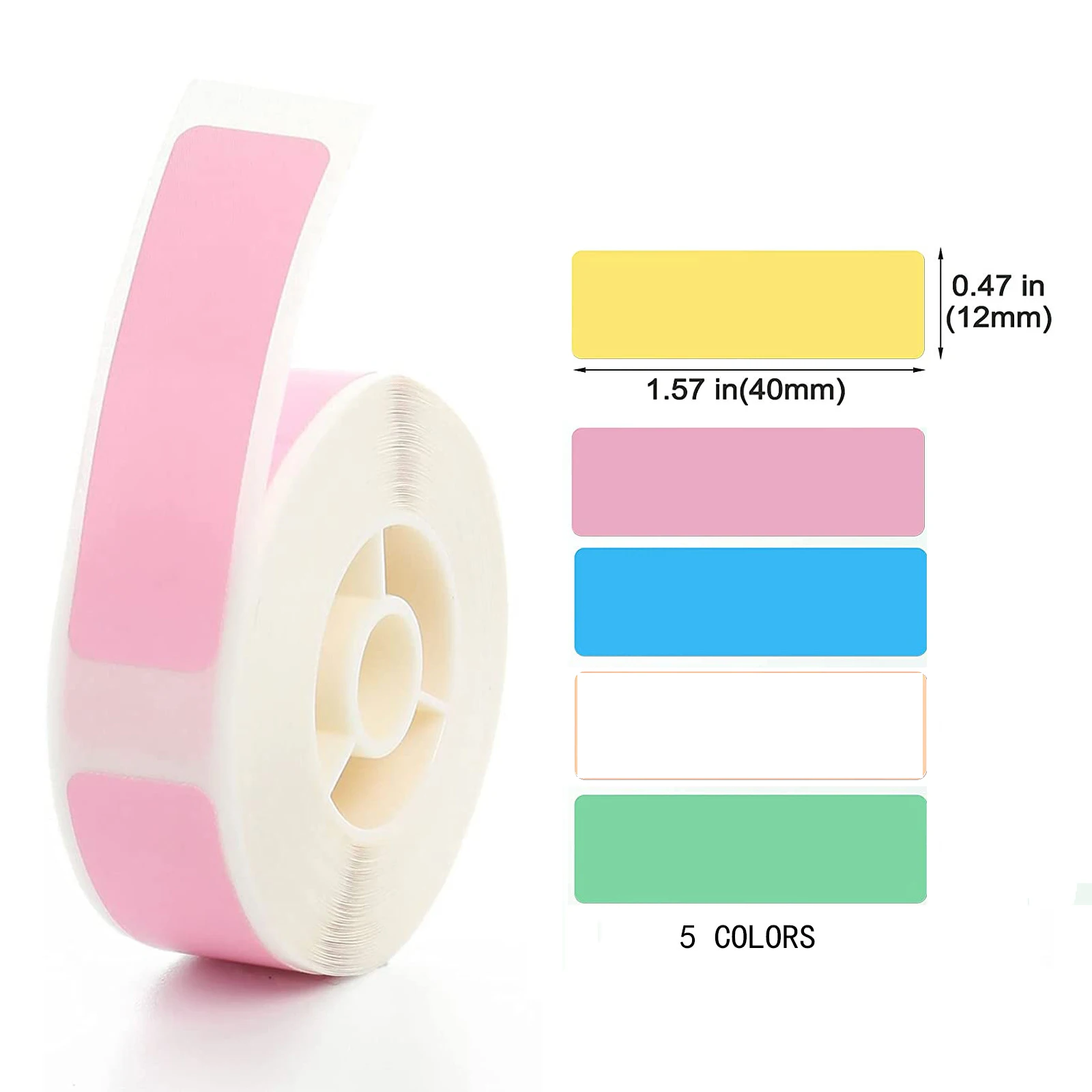 Waterproof Self Adhesive Thermal Small Label Sticker Paper Colorful Supermarket Price Blank Label Direct Print Tag Supplie