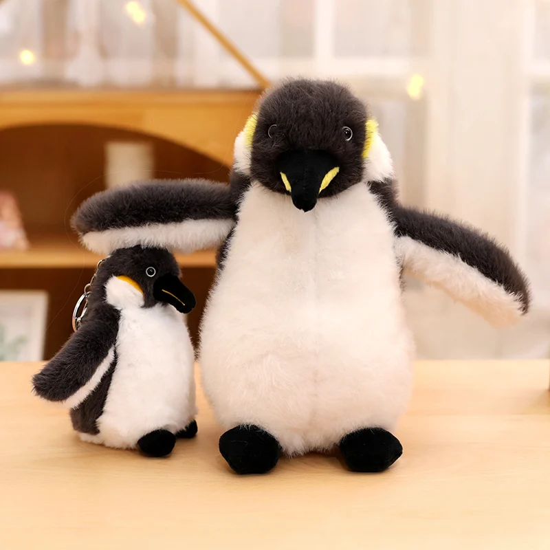 Emperor Penguin High Fidelity Anime Cute Plushie Penguin Family Plush Toys Lifelike Animals Simulation Stuffed Doll Kawai Toy