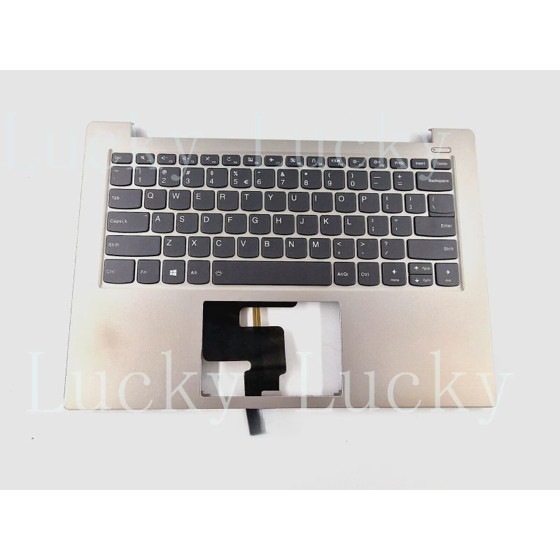 

Подставки для рук (пальмресты) для Lenovo Ideapad S340-14IWL с клавиатурой с подсветкой в США...