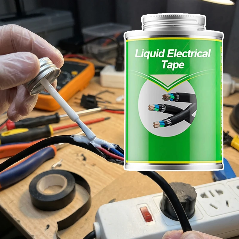 Liquid Electrical Tape Waterproof Insulating Tape Fix Line Glue Liquid Insulation Paste Repair Rubber Electrical Wire Cable Coat