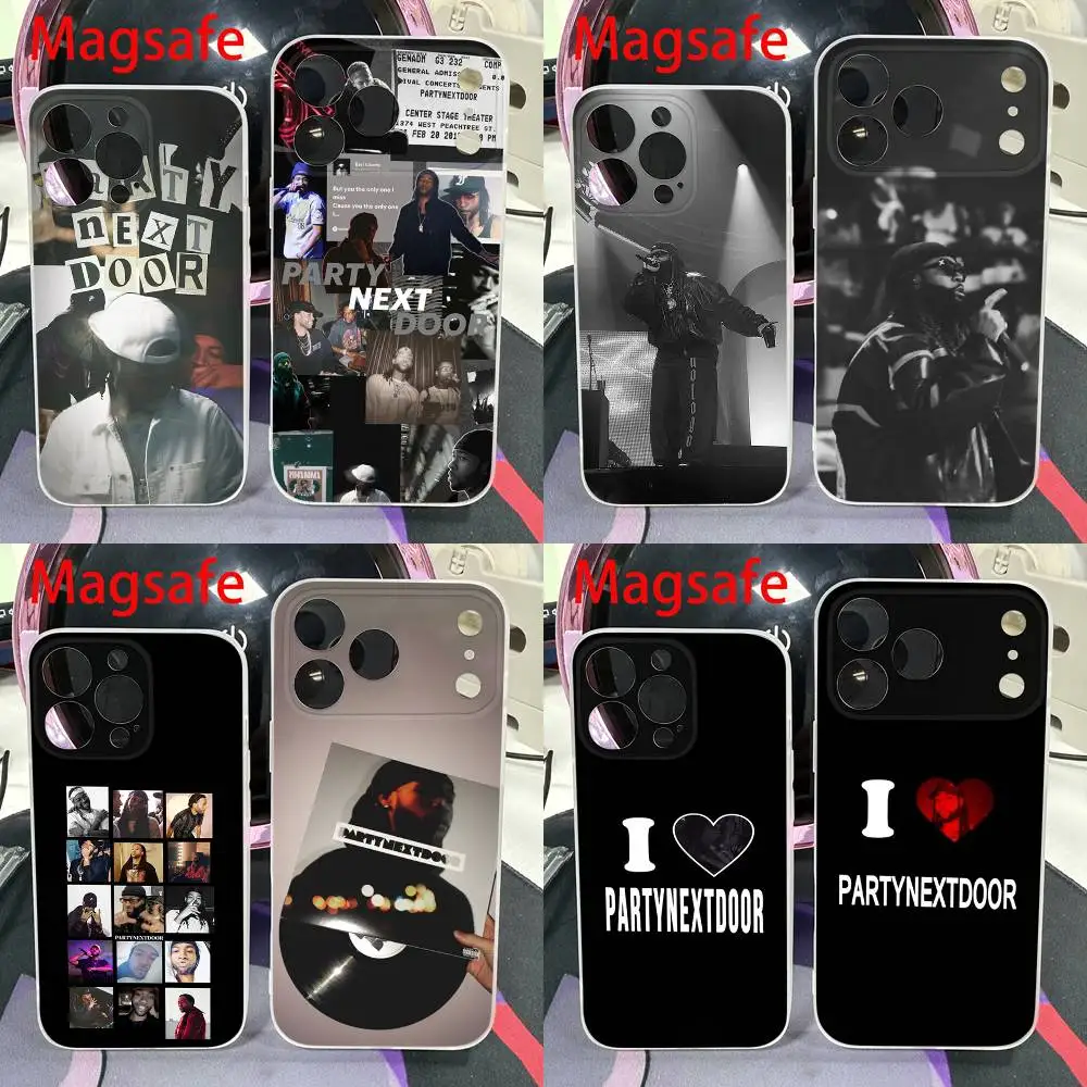 

Singer P-Partynextdoor Phone Case For iPhone 14,16,15,11,13,17,12,Air,Mini,Plus,E,Pro,Max Magnetic Magsafe Frosted Cover