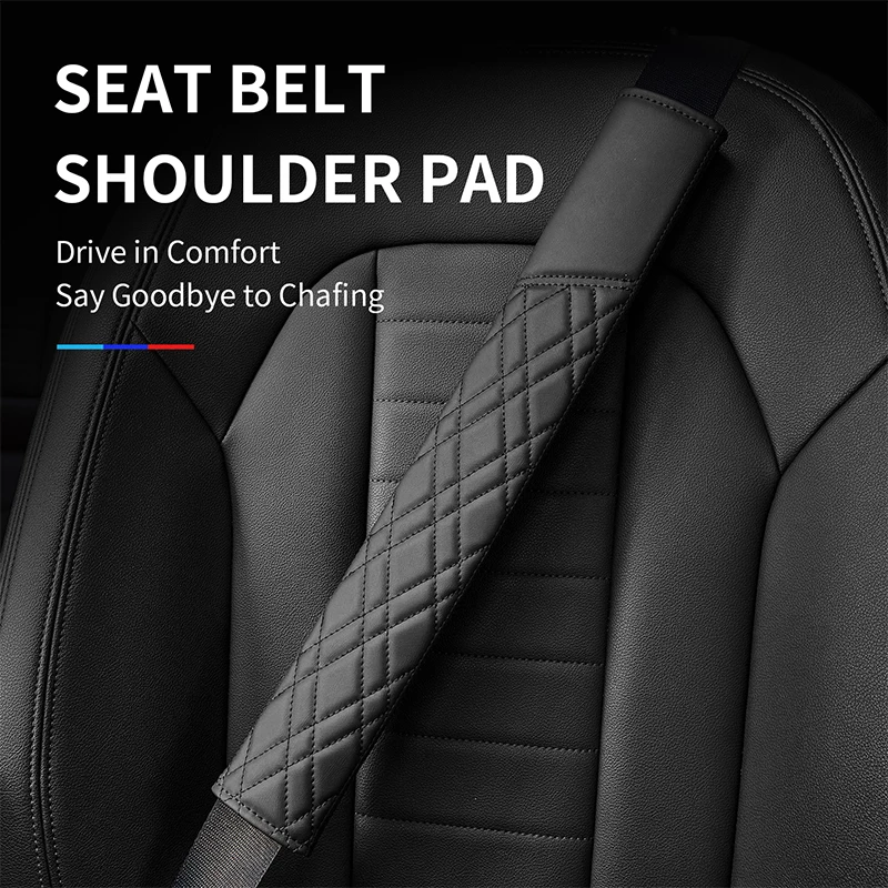 

Car Accessories Safety Belts Shoulder Pads Car Seat Belt Cover Shoulder Cushion Protector Universal Interior Accessories 1PCS