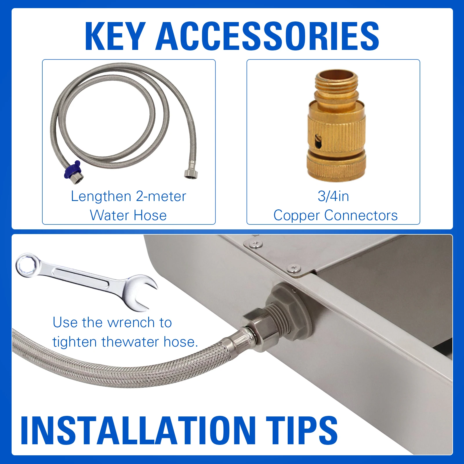 Large-Capacity 13.5L Stainless Steel Dog Water Bowl Anti-Fall Durable Dispenser Automatic Drinking Basin Feeding Basin Livestock