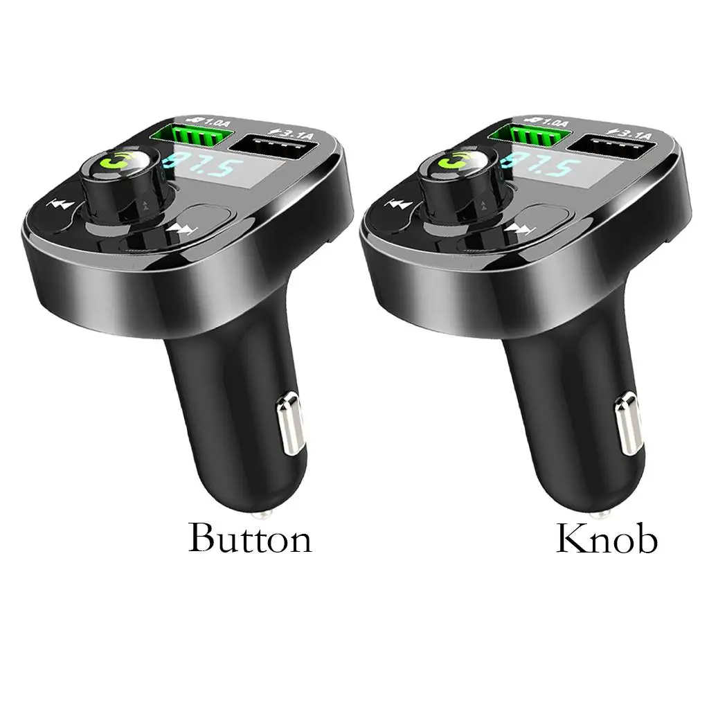 

Car Bluetooth FM Transmitter Hands-Free Call Cigarette Lighter Audio Adapter