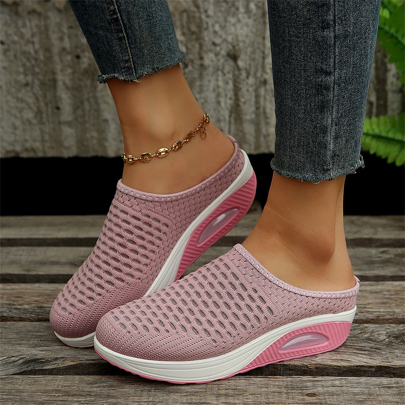 Women Wedge Casual Shoes Premium Slippers Vintage Anti-slip Casual Female Platform Retro Shoes Plus Size Orthopedic Sandals