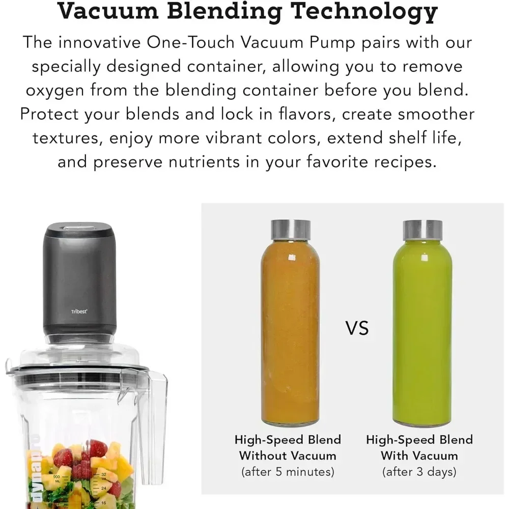 Hot Sales High Speed 2.5HP Blender With Vaccum, Commercially Certified,Grey,One Size