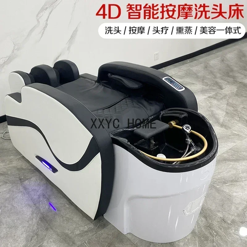 Electric Massage Shampoo Bed Barber Shop Head Recuperation Hair Shop Massage Couch