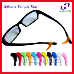 200pcs High quality glasses eyeglasses Anti Slip silicone ear hook temple tip holder glasses accessories