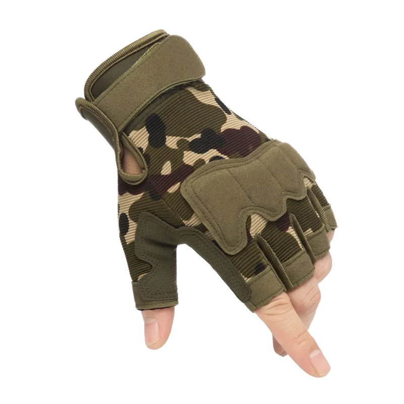 Outdoor Tactical Gloves for Men Women, Anti-slip Fingerless Gloves Outdoor Gloves for Shooting, Hunting, Motorcycling, Climbing