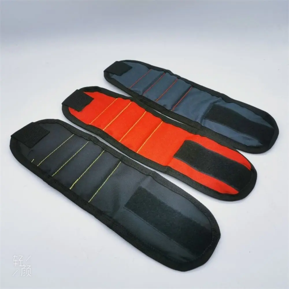 Fascia da polso magnetica super resistente regolabile, leggera e durevole, custodia breve per riparazione, comodo supporto per vite magnetico portatile