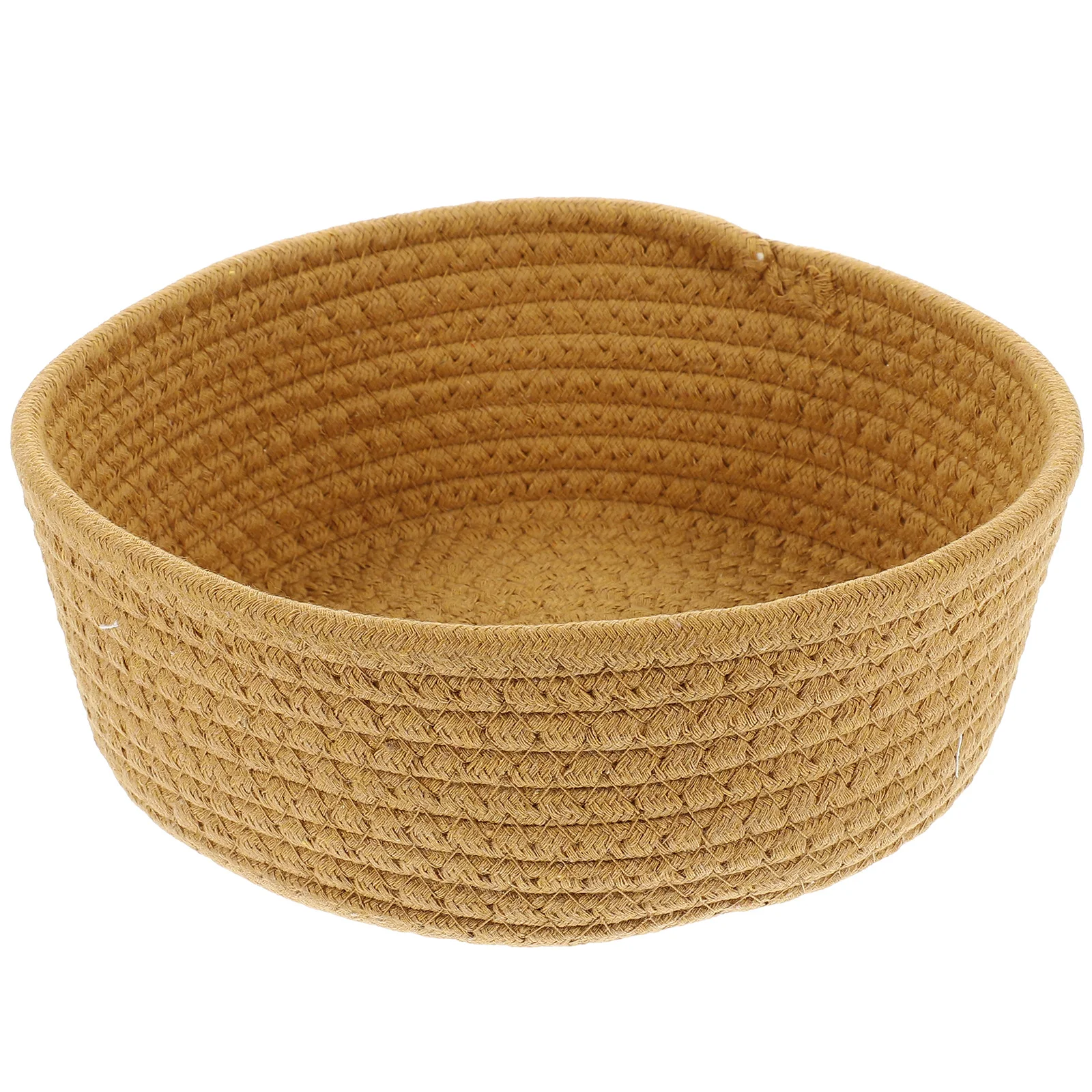 

Cotton Rope Woven Storage Baskets Small Gray Makeup ganizer Household Decor Practical Pet Office Storage
