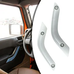 Pair Inner Door Handle Insert Cover Decorations, Inner Door Handle Trim Strips, Suitable For Jeep Wrangler JK 2011-18