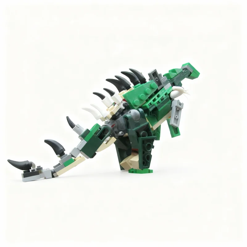 105 Piezas MOC Creator 3 1 Kentrosaurus Aethiopicus, Modelo a Escala, Bloques de Construcción, Juguete de Arquitectura, Regalos de Navidad, Educación para Niños