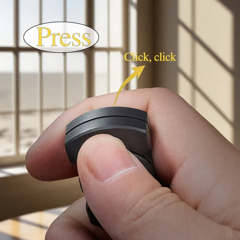 Metalen magnetische fidgetspinner in drie stijlen – stress- en angstverlichting voor volwassenen met ADHD |   EDC Toy Fidget speelgoed volwassen kinderen cadeau