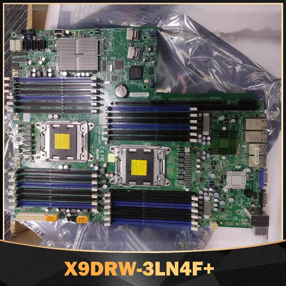 

For Supermicro X9DRW-3LN4F+ Server Motherboard Xeon E5-2600 V1/V2 Family DDR3 LGA2011