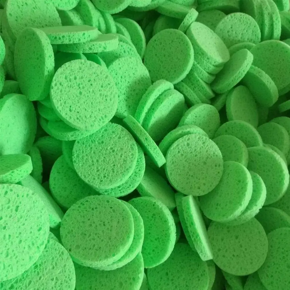 Lavagem de rosto grosso beleza facial ferramentas de maquiagem natural cosméticos puff esponja puff limpeza esponja cuidados com a pele