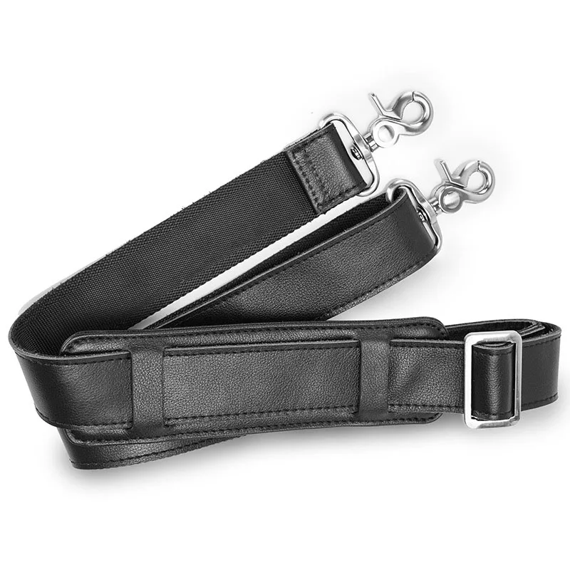 Luufan Genuine Leather Shoulder Strap For Travel Bag Vintage Crazy Horse Leather Adjustable Long Strap For Male Briefase Handbag