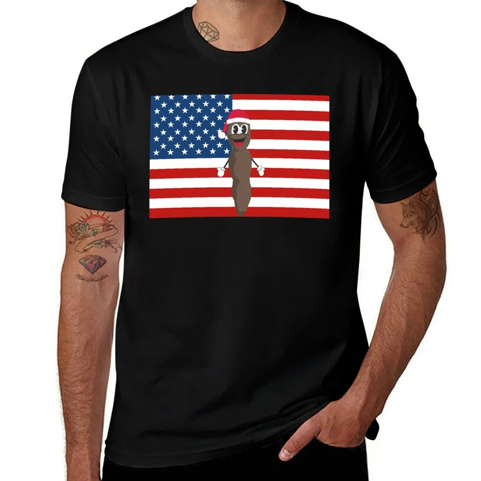 

MR Hankey - BORN IN THE USA T-Shirt cotton t shirt man graphic t shirts for man T-Shirt