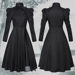 Wicked Witch Elphaba Cosplay Wizard Black Long Dress Cloak Hat Full Set Role Play Outfit Halloween Costume Cape Carnival Party