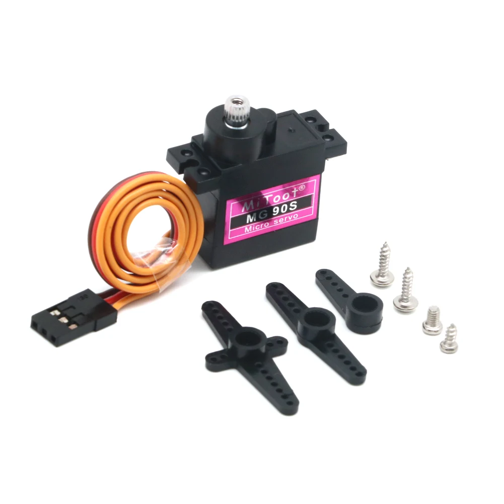 5/10/20/50/100 stücke Mitoot MG90S Metall getriebe Digital 9g Servo Für Rc Hubschrauber Flugzeug boot Auto MG90 für Arduino Großhandel
