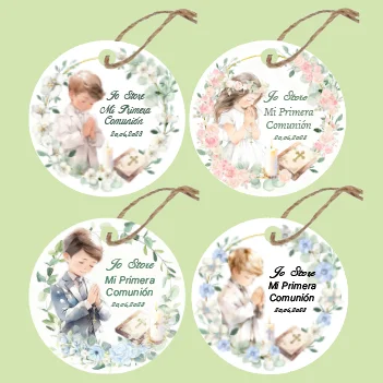 MameArt 50 PCS Étiquettes Mariage Personnalisés Prénom