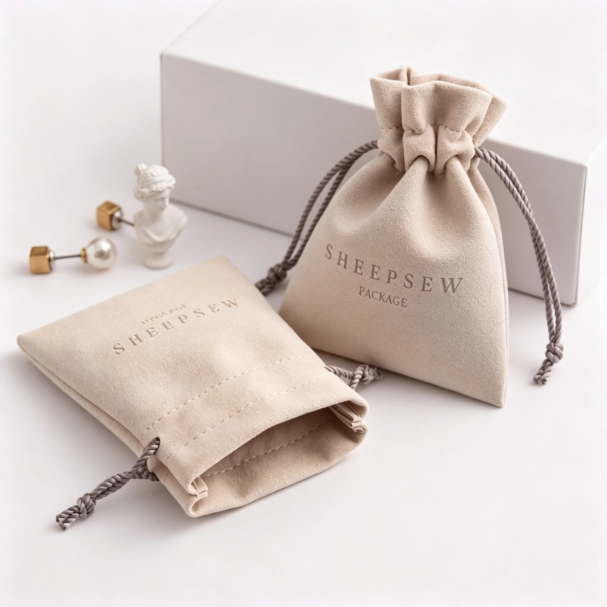 Luxury Bags No Logo - SHEEPSEW Bolsas de Embalaje con Cordón
