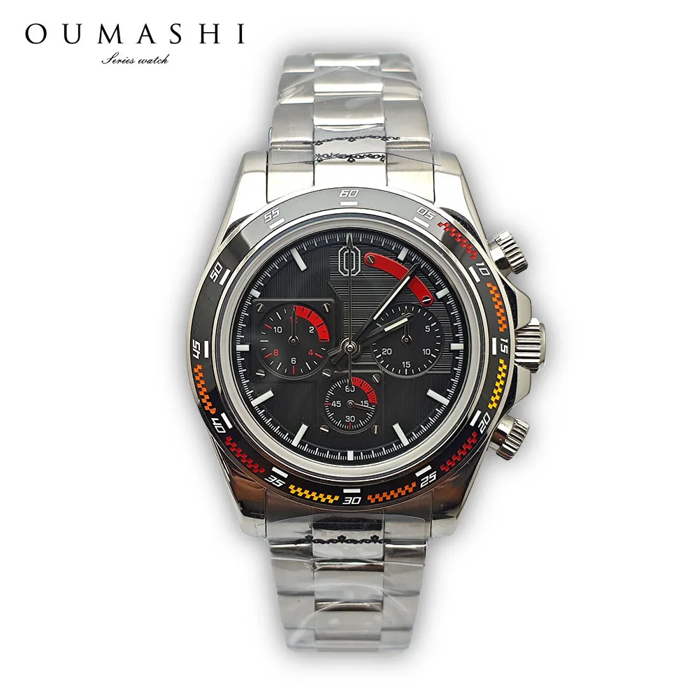 

New Men's Automatic mechanical watch 4613D movement chronograph watch Stainless steel sapphire glass waterproof Sports watch DIY