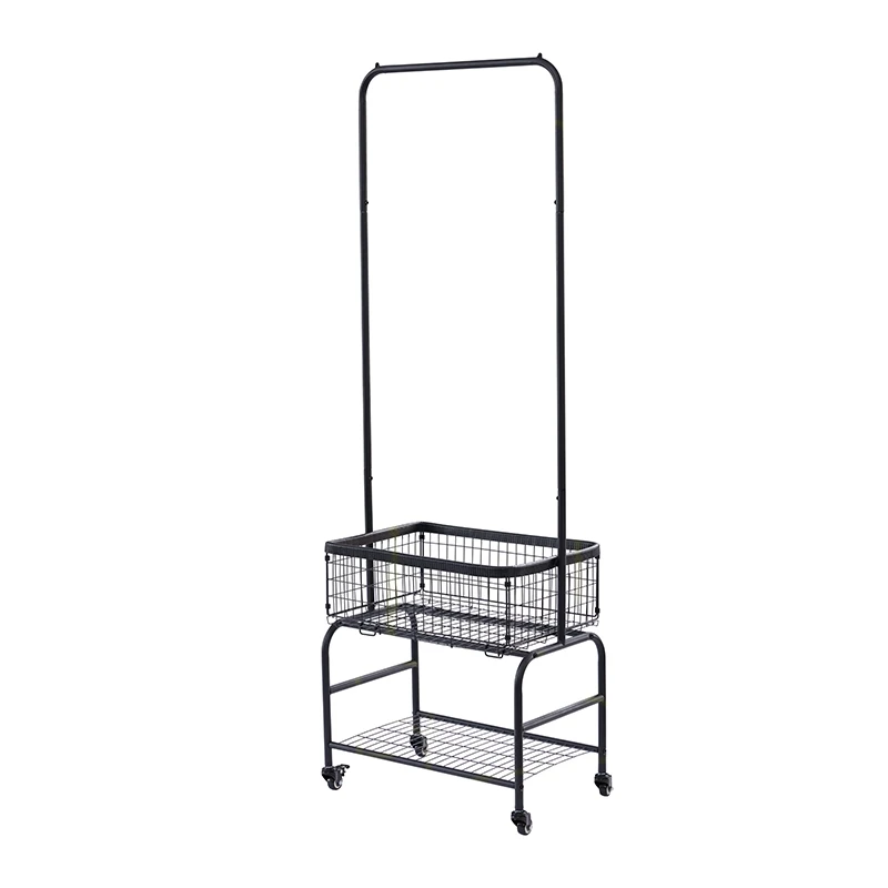 multi-layer-clothes-shoes-and-hats-rack-floor-type-simple-double-pole-indoor-bedroom-clothes-vertical-clothes-and-hats