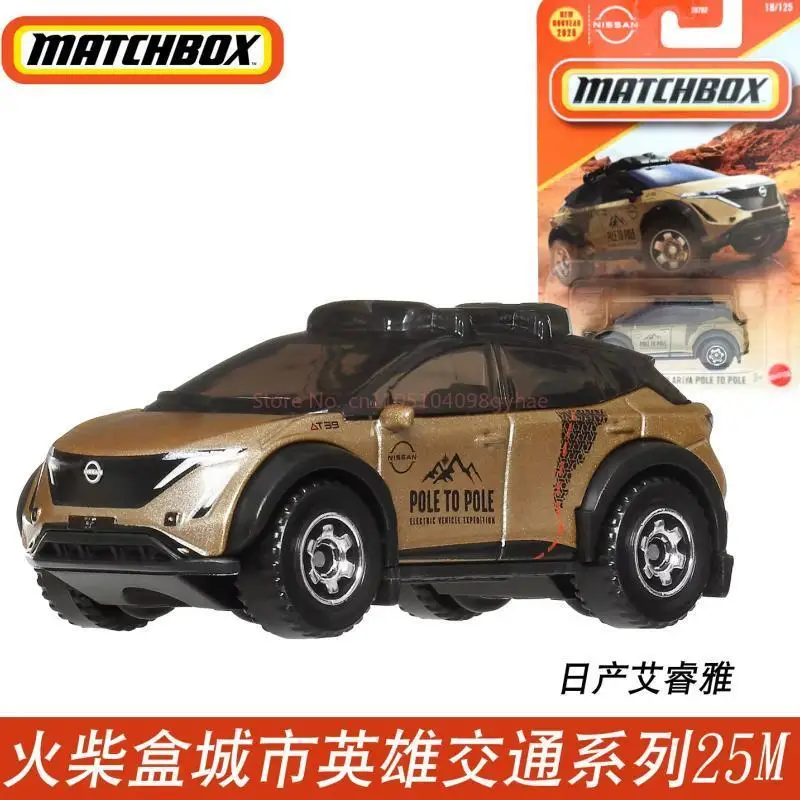 오리지널 재고 25M 매치박스 자동차 1/64 시티 히어로 레인지로버 포드 앵글리아 BMW 차량 모델 장난감 수집용 자동차 소년 생일 선물