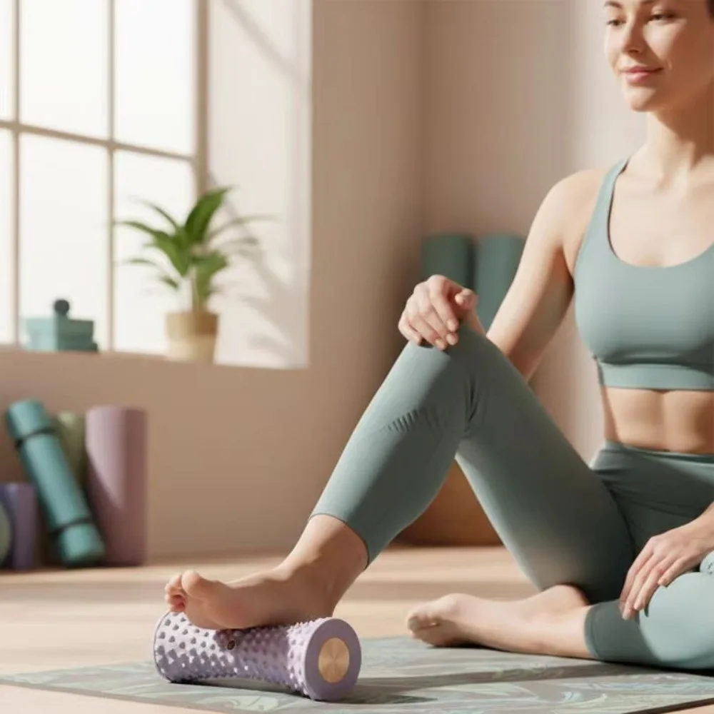 Rolo de Massagem para Pés Manual, Alivia a Fascite Plantar, Dor no Calcanhar e Arco do Pé, Ferramentas Multifuncionais para Cuidados com os Pés