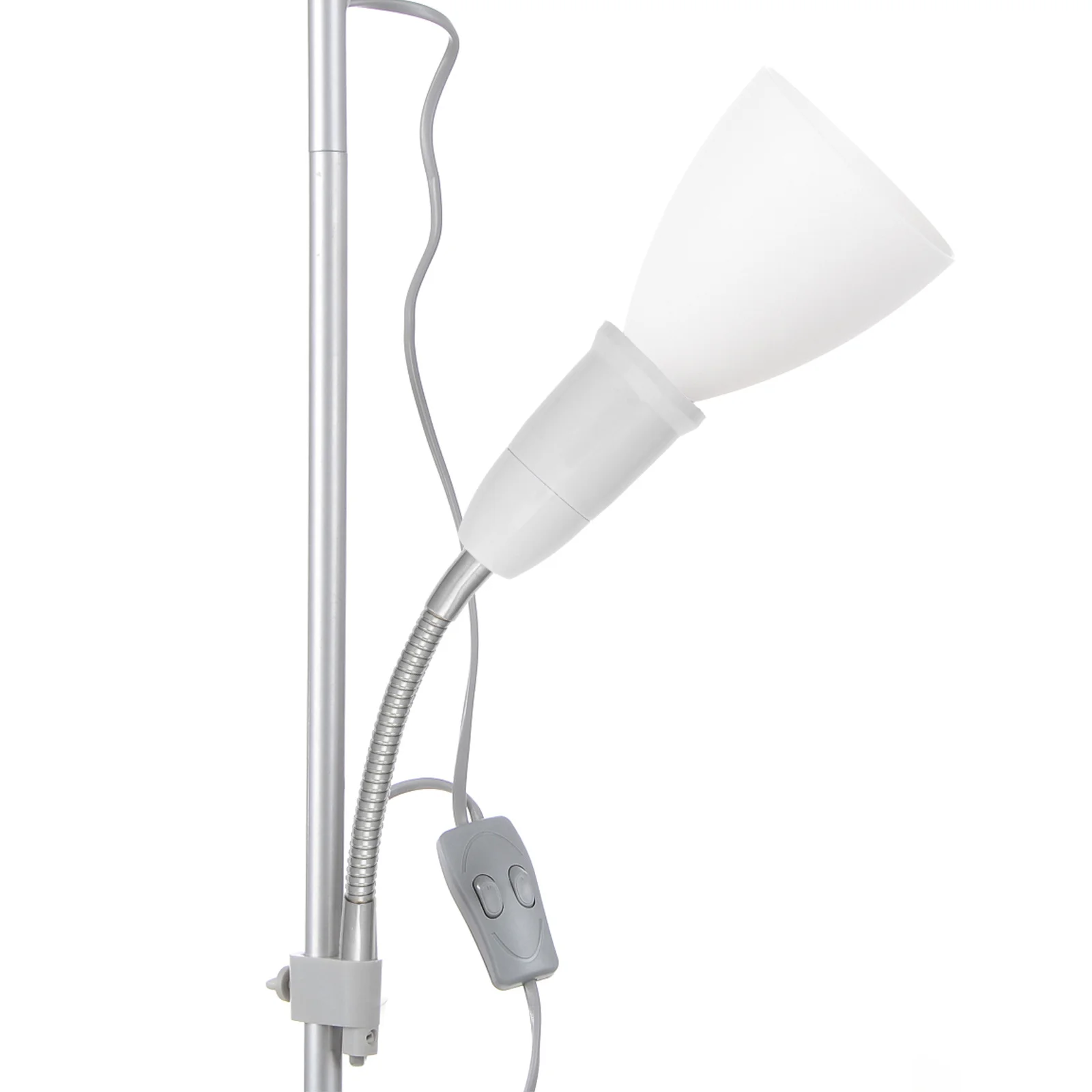 

2 pcs E14 to E27 Bendable Lamp Holder 19 5cm Extendable Socket Adapter Lighting Attachment Durable Screw in Practical