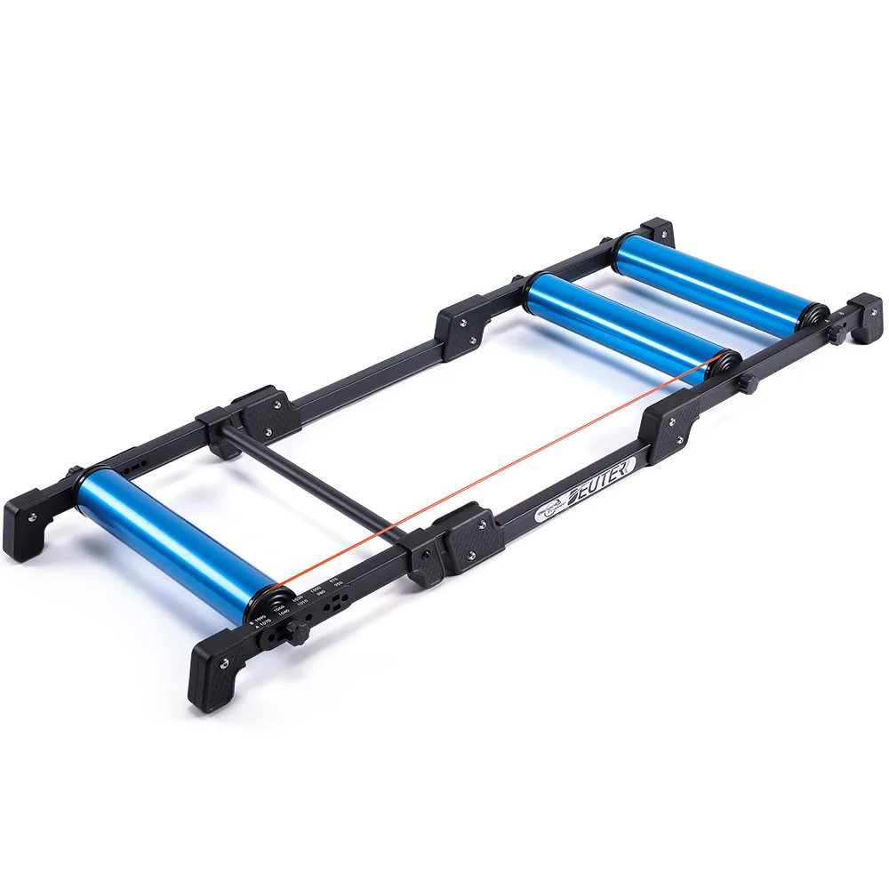 

Telescopic Foldable Bike Roller Trainer, MTB Indoor Fitness Riding Frame