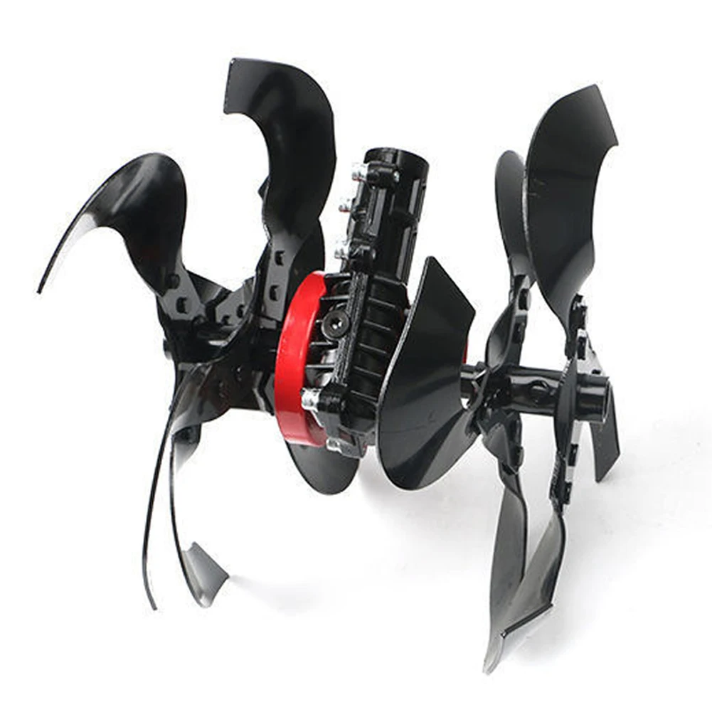 

Multifunctional Lawn Mower Grass Trimmer Accessory with Interchangeable Blades Soil Loosening/Trenching/Weeding Wheel Optional