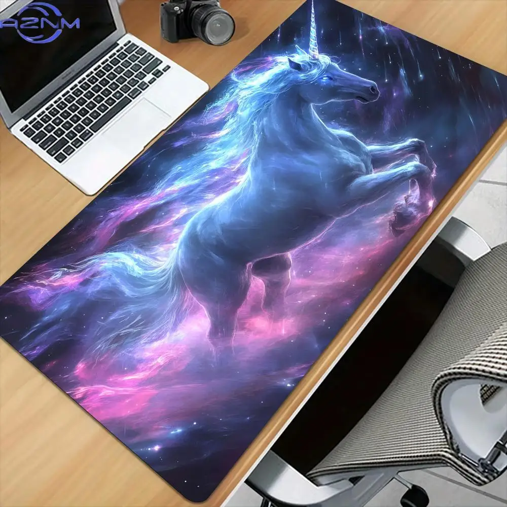 Fantasy Universe Starry Dragon gaming Mouse Pad Desk Mat Stitched Edge Durable Non-Slip Gaming pad office rug Computer mousepads
