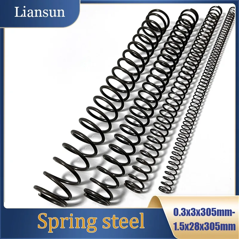 Y-Type Compression Spring Wire Diameter Wire Diameter:0.3–1.5 mm Outer Diameter:3–25 mm Overall Length:305 mm Black Spring Steel