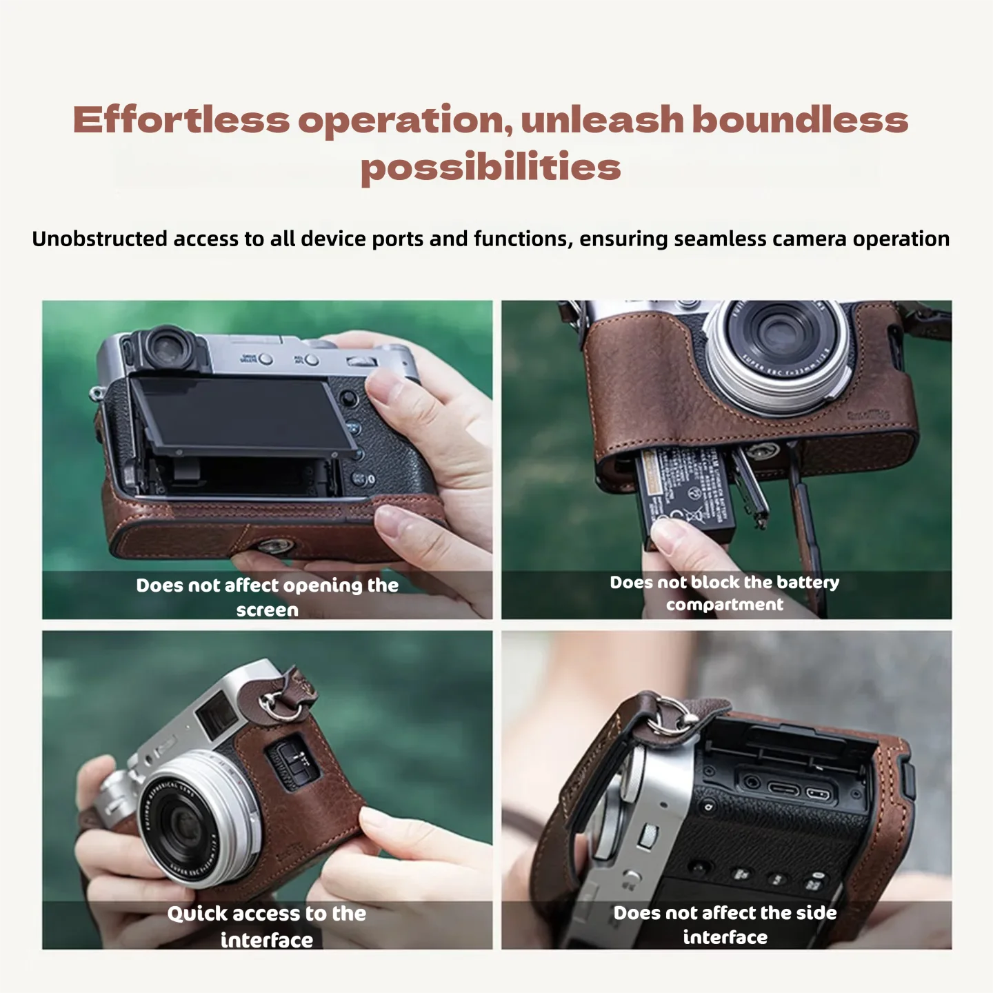 SmallRig Echtlederhülle+Gurt f – Fujifilm Camera X100Vi Bewertung und Preis