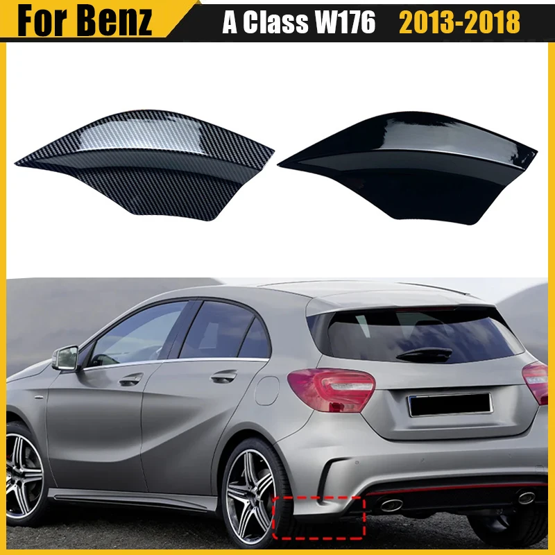 メルセデス・ベンツ-aクラス-w176-a180-a200-a45-amg-2013-2014-2015-2016-2017-2018用-リアバンパーリップディフューザースプリッター-ボディキット