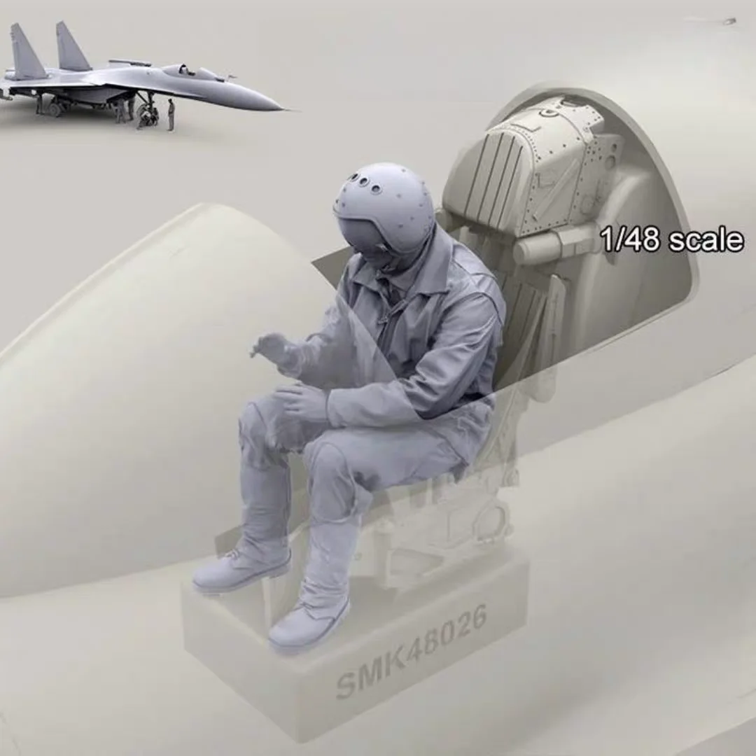 

Комплект модели из смолы, комплект модели 48005, русский пилот СУ-27.