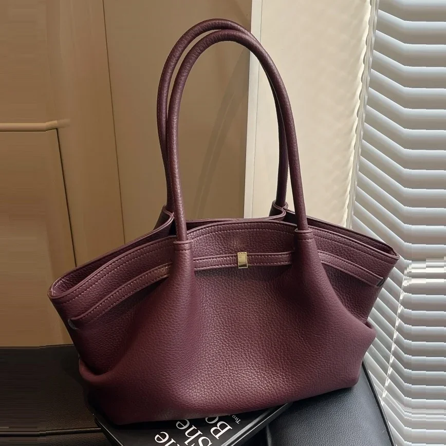 Burgundy Ladies Handbags Luxury Designer Wings Bag  female Crossbody Bags commute Women's Tote Daily Collocation Armpit bag