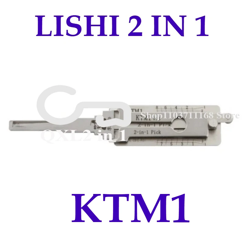 

KTM1 Lishi 2-in-1 Lock Picking Tools Pick & Decoder for KTM FOR Yamaha Motorbikes Locks Picks Picking Ganzua Lishi Locksmith