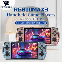 Powkiddy 2024 New RGB10MAX3 Retro Handheld Game Console 5 inch Portable HD Video Game Players