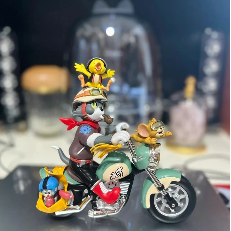 

52toys Tom And Jerry Classic Vintage Motorcycle Toy Gift Trend Play Fun Fashion Table Top Creative Decorative Model Gift
