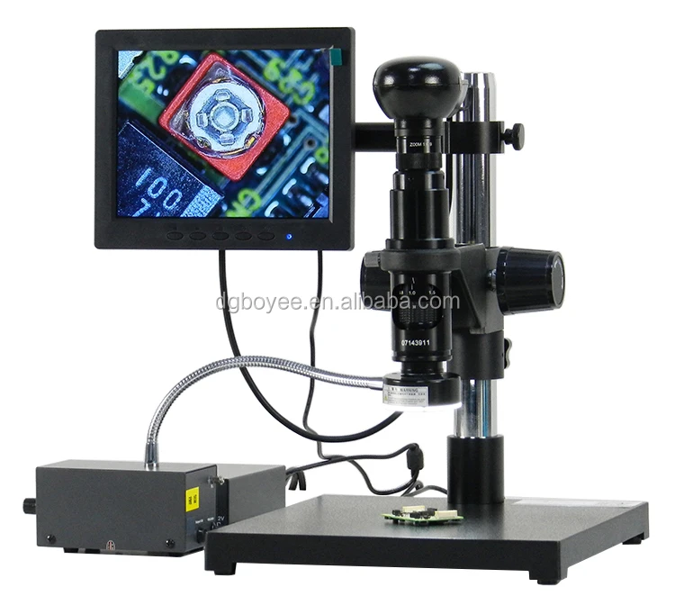 Electronic digital microscope professional lens with 8-inch screen integrated machine industrial microscope