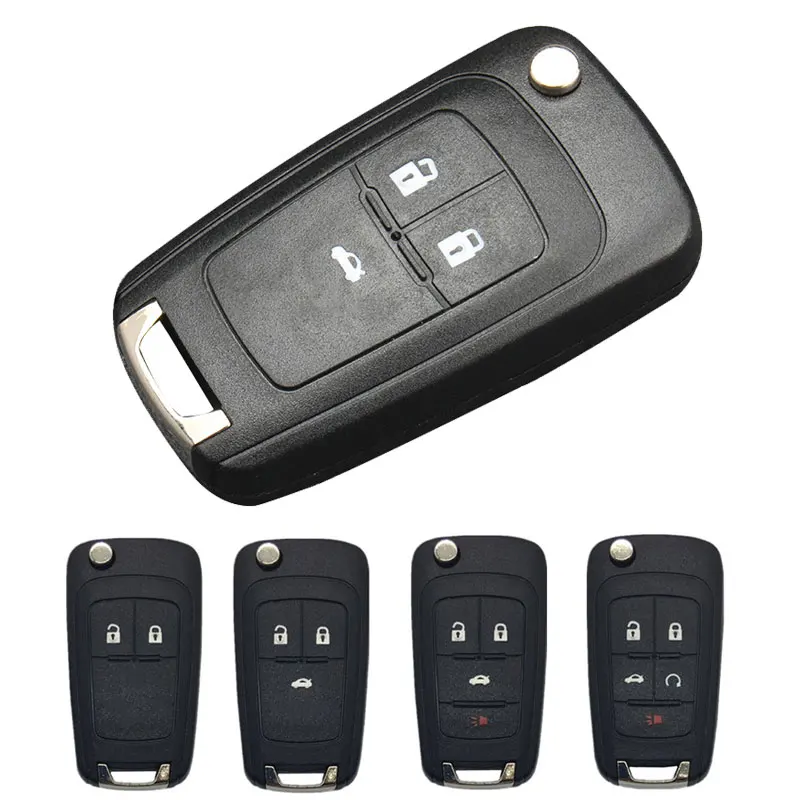 

Корпус выкидного ключа с 2/3/4/5 кнопками и лезвием HU100 для Opel, Buick, Chevrolet Cruze, Epica, Lova, Camaro, Impala