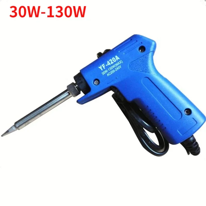 220V-240V 30W-130W Power Soldering Iron Gun Handheld Professional Double Power Electric Soldering Iron Adjustable Repair Tools