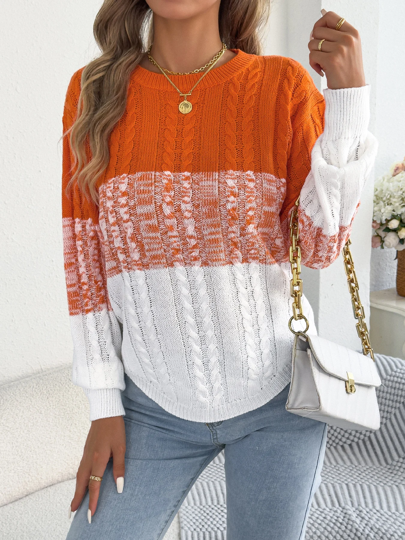 Thumbnail 3 - #57 Most Reviewed Striped Knit Sweaters