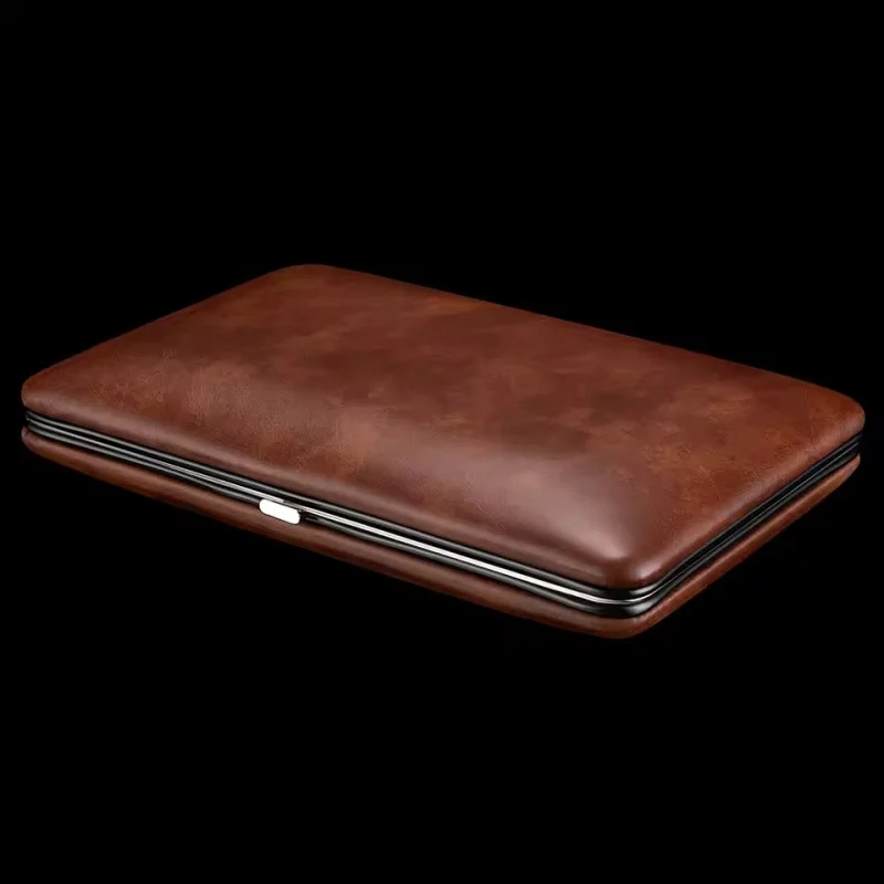 

Leather Cigar Humidor Travel Portable Cigar Box Cedar Lined Moisturizing Cigar Case For 3/4/5 Cigars Gift Box For Men
