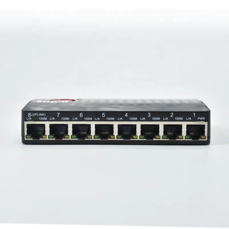 Wanglink New Version 8 Port 10/100Mbps Reverse POE with Selectabl POE Out RPOE Switch